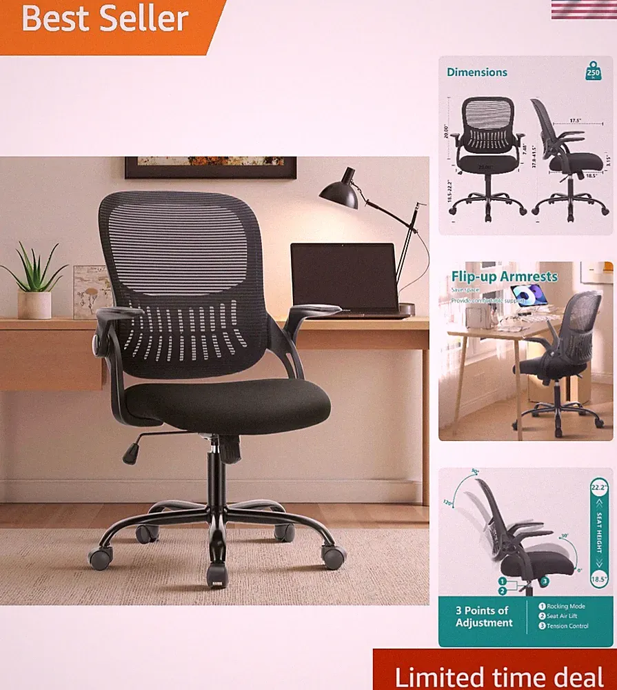 Executive Ergonomic Office Chair with Comfortable Lumbar Support - Modern Design