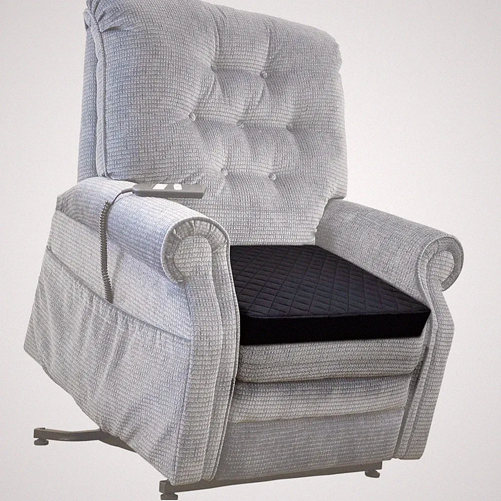 Non-Slip Memory Foam Armchair Cushion - Waterproof Cover