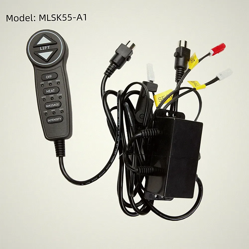 Power Recliner Lift Chair 6 Button Heat and Massage Remote with USB MLSK55-A1