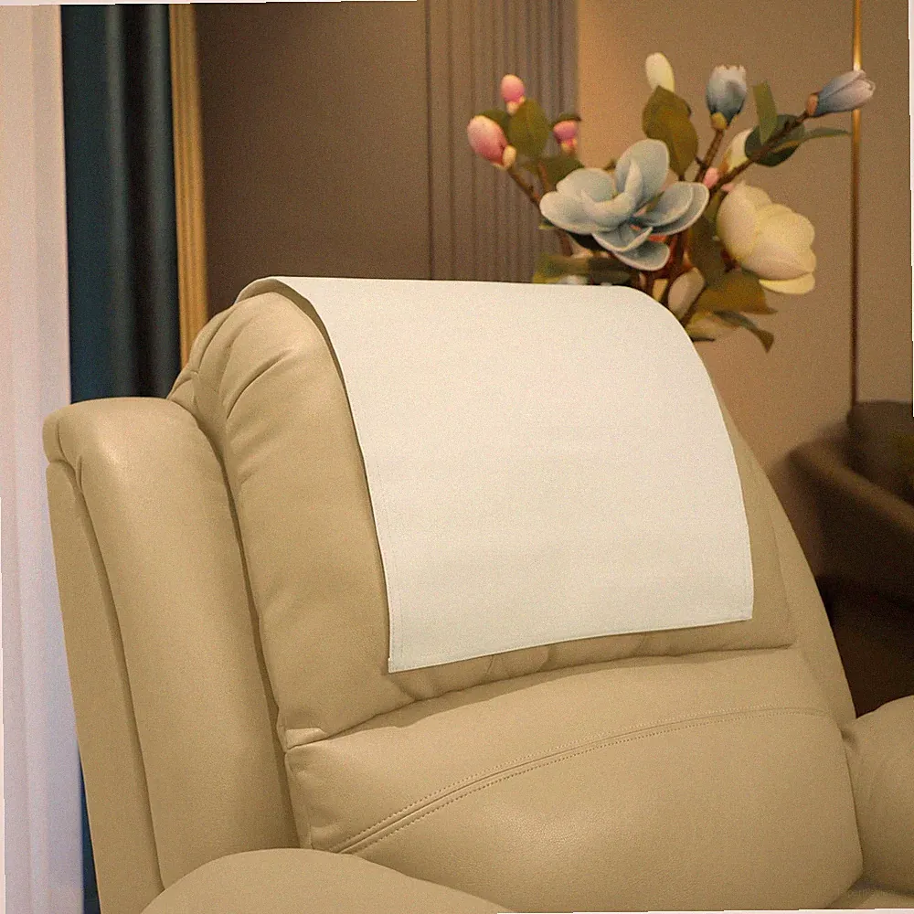 Premium Headrest Cover for Recliner Chair,Flame Retardant Faux Leather Headre...