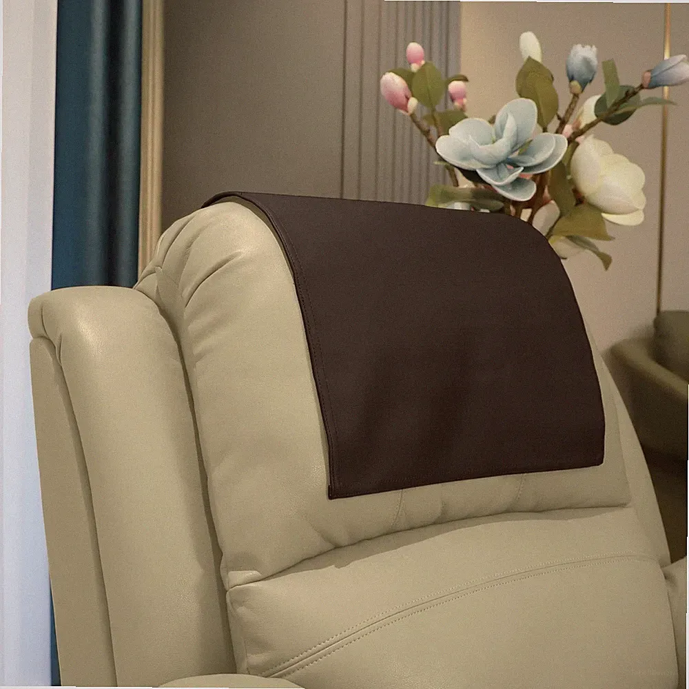 Premium Headrest Cover for Recliner Chair, Flame Retardant Faux Leather Recli...